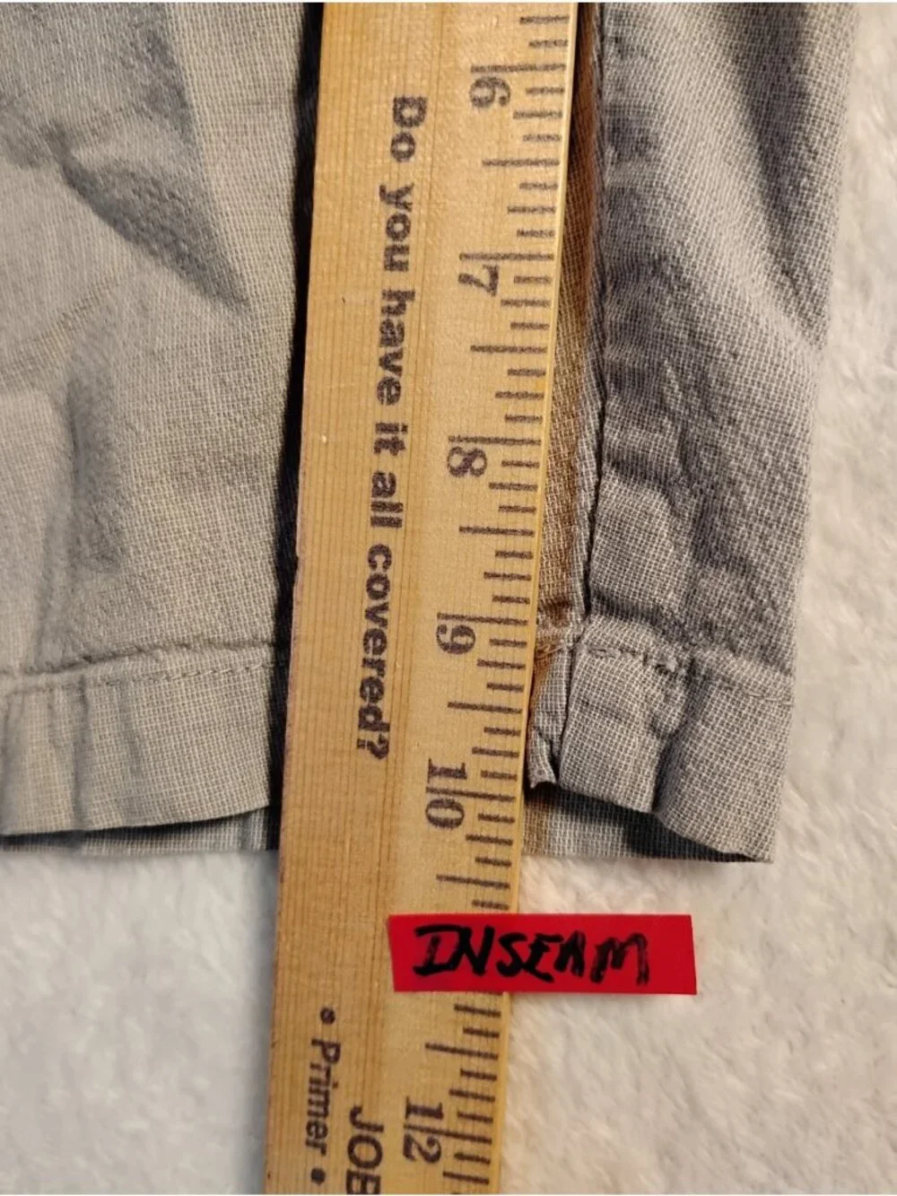 RVCA Nature X Industry Mens Chino Shorts Streetwear Preppy Pockets 28 Gray